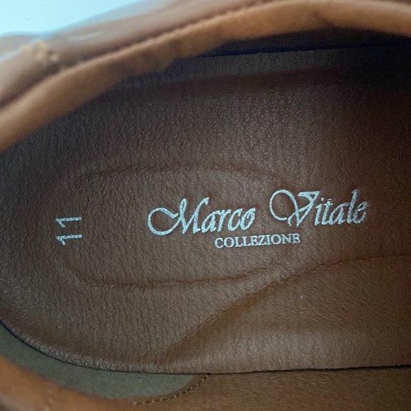 EUC Marco Vitale men casual dress shoes brown sz11 - Picture 5 of 5